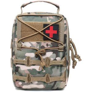 Medical Molle Pouch, Admin Tactical Pouch First Aid Pouch Include USA Flag Patch